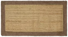 Kilimas Pilka ir natūrali 80 x 150 cm Džiutas