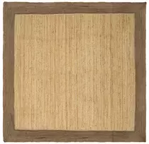 Kilimas Pilka ir natūrali 300 x 300 cm Džiutas