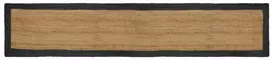 Kilimas Tamsiai pilka ir natūrali 80 x 400 cm Džiutas