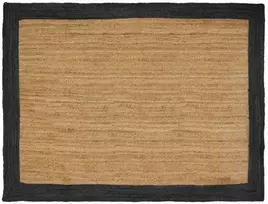 Kilimas Tamsiai pilka 200 x 290 cm Džiutas