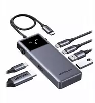 HUB USB Ugreen UGREEN CM889 6 viename USB-C į HDMI, 4K 3x USB, PD 100W