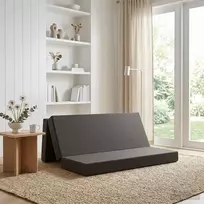 Čiužinys Sulankstomas Sofos Lova 200 x 67 x 45 cm Tamsiai pilka