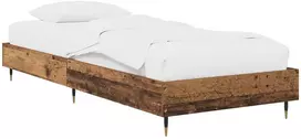 Lova Lovos rėmas Sendintos medienos 80 x 200 cm Apdirbta mediena
