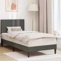 Lova Lovos rėmas Tamsiai pilka 90 x 200 cm Kordūrinis audinys