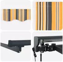 Elektrinė ištraukiama pavėsinė 4,5 × 3,5 m