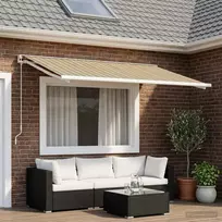 Markizės pakaitinis audinys Žalia ir geltona 300 x 250 cm