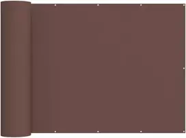 Balkono privatumo ekranas 180 x 800 cm Audinys su PU danga Ruda