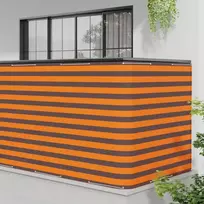 Balkono uždanga 150 x 800 cm Audinys su PU danga