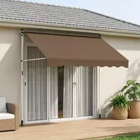 Rankinė sulankstoma markizė Taupe 350 cm
