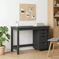 Rašomasis stalas ir riedantis kabinetas MOSS 2 vnt. Pilka