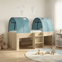 Lova Vaikiškas aukštas lovos rėmas su tuneliu 3 vnt.