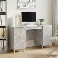 Stalas Betono pilka Apdirbta mediena 142,5 x 50 x 75 cm