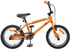 BMX Dviratis 16 Colių 5-8 metų amžiaus Oranžinė