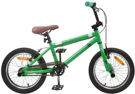 BMX Dviratis 16 Colių 5-8 metų amžiaus Žalia