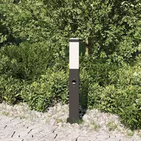 Pakabinamas šviestuvas Apsauginis stulpelis su jutikliu, 50 cm, juodas, IP44