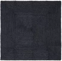 Kilimas Tamsiai pilka 300 x 300 cm Džiutas