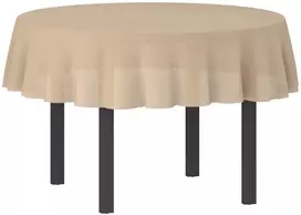 Stalo skraistė 5 vnt. Apvali Smėlio Ø 140 cm