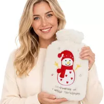 KOOPMAN TERMOFOR GUMOWY XMAS 1,75L BAŁWANEK Baltas