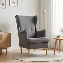 Fotelis Krėslas Šviesiai pilka ARES