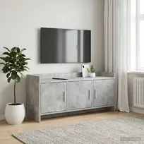 TV staliukas Televizoriaus spintelė 102 x 33 x 47 cm Betono pilka