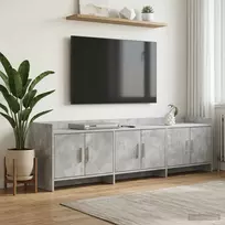 TV staliukas Televizoriaus spintelė 168 x 33 x 47 cm Betono pilka