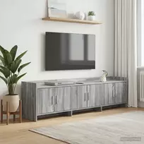 TV staliukas Televizoriaus spintelė 168 x 33 x 47 cm Pilka Sonoma