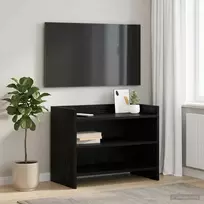 TV staliukas Televizoriaus spintelė 60 x 33 x 47 cm Juodojo ąžuolo