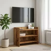 TV staliukas Televizoriaus spintelė 60 x 33 x 47 cm Sendintos medienos