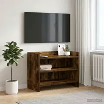 TV staliukas Televizoriaus spintelė 60 x 33 x 47 cm Dūminio ąžuolo