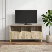 TV staliukas Televizoriaus spintelė 102 x 34,5 x 50 cm Sonoma ąžuolas