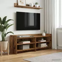 TV staliukas Televizoriaus spintelė 130 x 33 x 47 cm Sendintos medienos