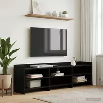 TV staliukas Televizoriaus spintelė 168 x 33 x 47 cm Juodojo ąžuolo