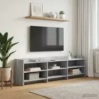 TV staliukas Televizoriaus spintelė 168 x 33 x 47 cm Pilka Sonoma