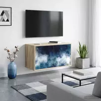 TV staliukas Sieninis televizoriaus stovas RAALTE 69 x 33 x 40 cm
