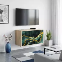 TV staliukas Sieninis televizoriaus stovas WIJHE 69 x 33 x 40 cm