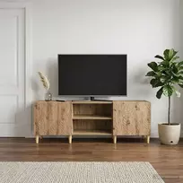 TV staliukas Televizoriaus spintelė 150 x 31 x 50 cm Artisano ąžuolo