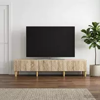 TV staliukas Televizoriaus spintelė 147 x 34,5 x 30 cm Sonoma ąžuolas