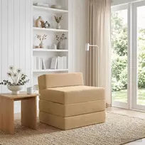 Sofa Sulankstomas Sofos Lova Šviesiai žalia pilka 200 x 70 x 15 cm