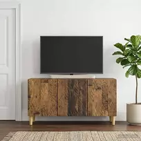 TV staliukas Televizoriaus spintelė 99 x 34,5 x 50 cm Sendintos medienos