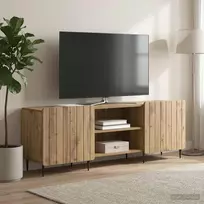 TV staliukas Televizoriaus spintelė 150 x 31 x 52 cm Artisano ąžuolo