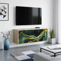 TV staliukas Sieninis televizoriaus stovas WIJHE 102 x 33 x 40 cm