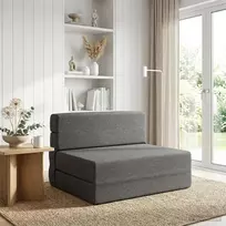 Sofa Sulankstomas Sofos Lova Šviesiai pilka 70 x 72 x 60 cm Audinys