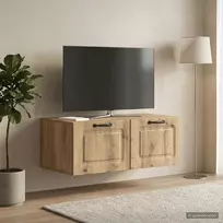 TV staliukas Sieninė TV spintelė 78,5 x 41 x 30 cm Artisano ąžuolo