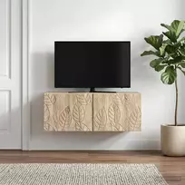 TV staliukas Sieninė TV spintelė 98 x 41 x 30 cm Sonoma ąžuolas