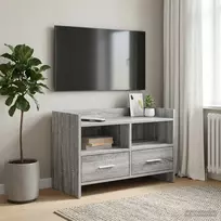 TV staliukas Televizoriaus spintelė 71,5 x 33 x 47 cm Pilka Sonoma