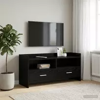 TV staliukas Televizoriaus spintelė 100 x 33 x 47 cm Juodojo ąžuolo