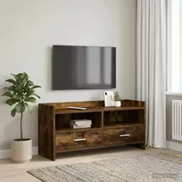 TV staliukas Televizoriaus spintelė 100 x 33 x 47 cm Dūminio ąžuolo