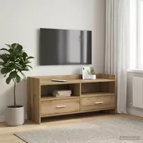 TV staliukas Televizoriaus spintelė 100 x 33 x 47 cm Artisano ąžuolo