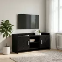 TV staliukas Televizoriaus spintelė 102 x 33 x 47 cm Juodojo ąžuolo