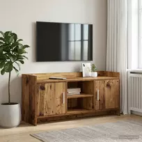 TV staliukas Televizoriaus spintelė 102 x 33 x 47 cm Sendintos medienos